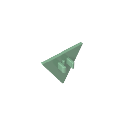 Gobricks,Road Sign Clip-on 2.2 x 2.667 Triangular,30259,39728