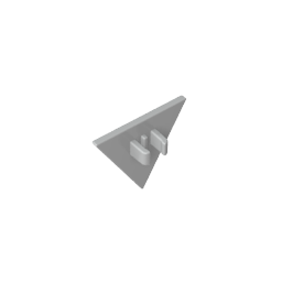 Gobricks,Road Sign Clip-on 2.2 x 2.667 Triangular,30259,39728