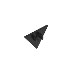 Gobricks,Road Sign Clip-on 2.2 x 2.667 Triangular,30259,39728