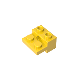 Gobricks,Technic Brick Special 1 x 2 with Pin Hole and 1 x 2 Plate,73109