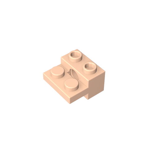 Gobricks,Technic Brick Special 1 x 2 with Pin Hole and 1 x 2 Plate,73109