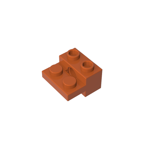 Gobricks,Technic Brick Special 1 x 2 with Pin Hole and 1 x 2 Plate,73109