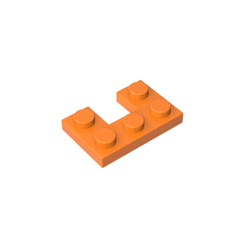 Gobricks,Plate 2 x 3 with 1 x 1 Cutout,73831