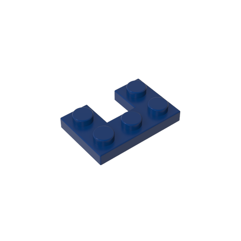 Gobricks,Plate 2 x 3 with 1 x 1 Cutout,73831