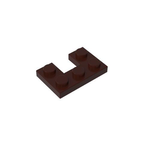Gobricks,Plate 2 x 3 with 1 x 1 Cutout,73831