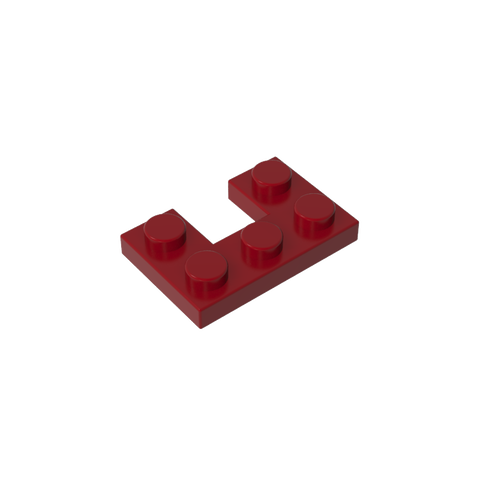 Gobricks,Plate 2 x 3 with 1 x 1 Cutout,73831