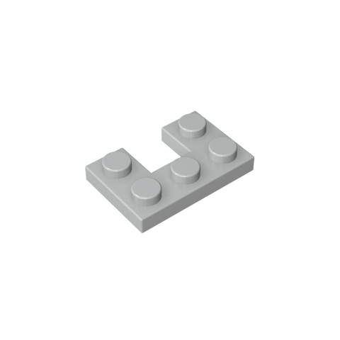 Gobricks,Plate 2 x 3 with 1 x 1 Cutout,73831