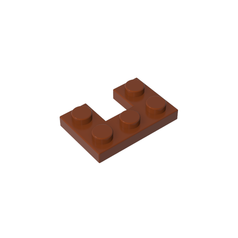 Gobricks,Plate 2 x 3 with 1 x 1 Cutout,73831