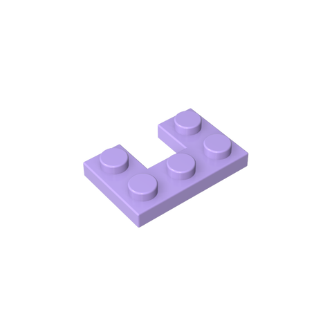 Gobricks,Plate 2 x 3 with 1 x 1 Cutout,73831