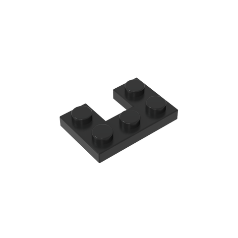 Gobricks,Plate 2 x 3 with 1 x 1 Cutout,73831