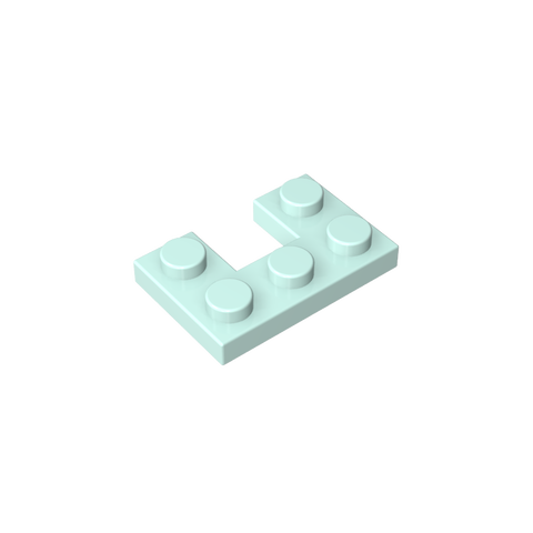 Gobricks,Plate 2 x 3 with 1 x 1 Cutout,73831