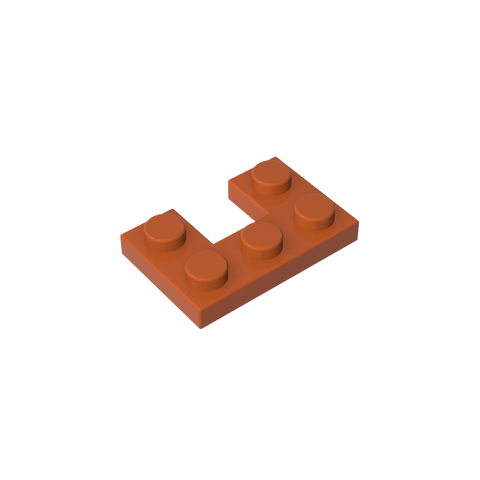 Gobricks,Plate 2 x 3 with 1 x 1 Cutout,73831