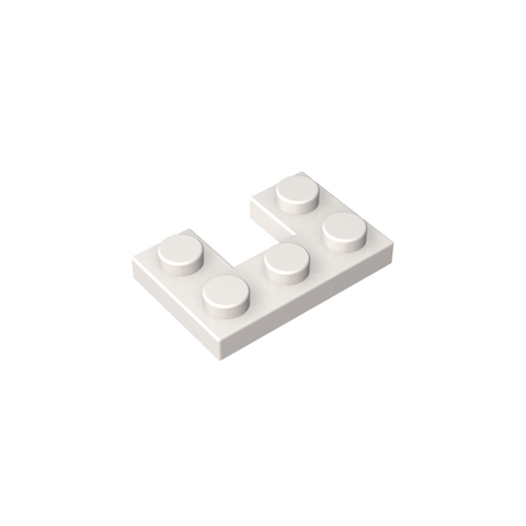 Gobricks,Plate 2 x 3 with 1 x 1 Cutout,73831