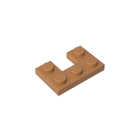Gobricks,Plate 2 x 3 with 1 x 1 Cutout,73831