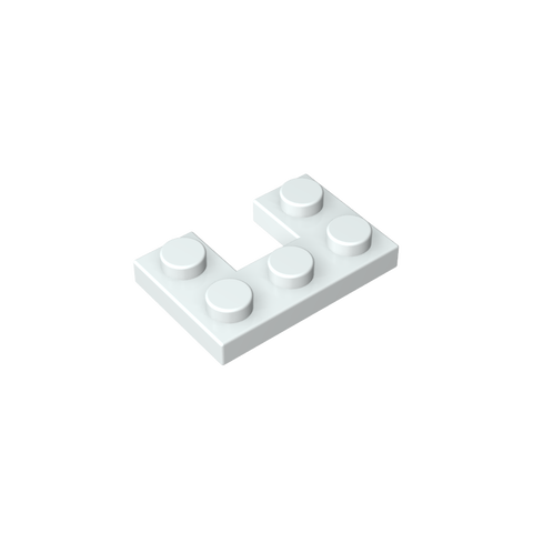 Gobricks,Plate 2 x 3 with 1 x 1 Cutout,73831