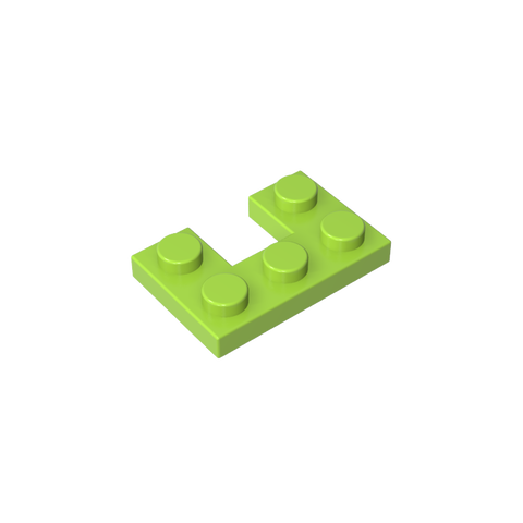 Gobricks,Plate 2 x 3 with 1 x 1 Cutout,73831