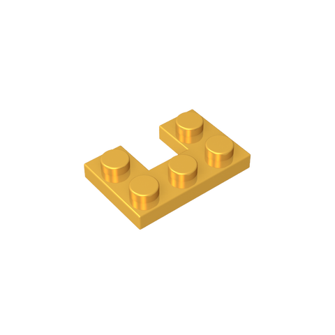 Gobricks,Plate 2 x 3 with 1 x 1 Cutout,73831