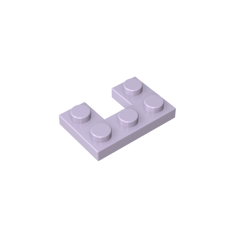 Gobricks,Plate 2 x 3 with 1 x 1 Cutout,73831