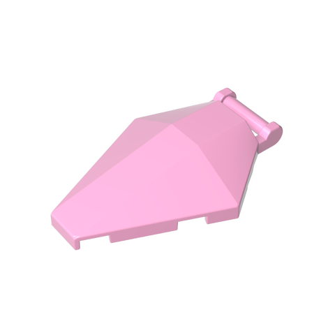 Gobricks,Windscreen 6 x 4 x 1 Hexagonal with Handle,27262,35043,39730,81580