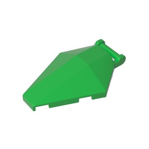 Gobricks,Windscreen 6 x 4 x 1 Hexagonal with Handle,27262,35043,39730,81580