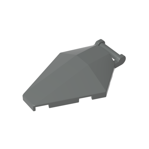 Gobricks,Windscreen 6 x 4 x 1 Hexagonal with Handle,27262,35043,39730,81580