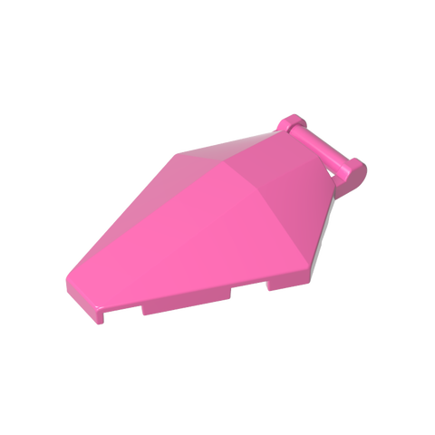 Gobricks,Windscreen 6 x 4 x 1 Hexagonal with Handle,27262,35043,39730,81580