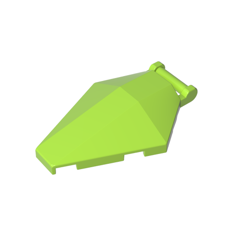 Gobricks,Windscreen 6 x 4 x 1 Hexagonal with Handle,27262,35043,39730,81580