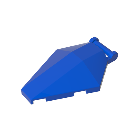 Gobricks,Windscreen 6 x 4 x 1 Hexagonal with Handle,27262,35043,39730,81580