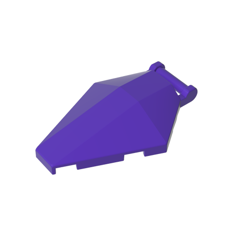 Gobricks,Windscreen 6 x 4 x 1 Hexagonal with Handle,27262,35043,39730,81580