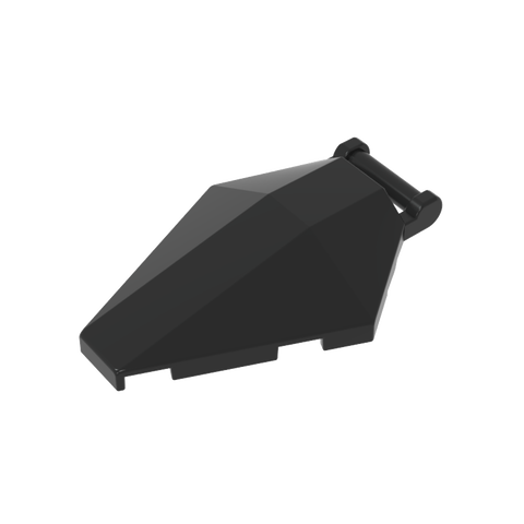 Gobricks,Windscreen 6 x 4 x 1 Hexagonal with Handle,27262,35043,39730,81580