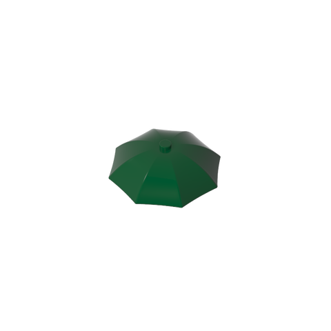 Gobricks,Equipment Umbrella Top with No Bottom Flaps, 6 x 6 with Top Stud,4094b,58572