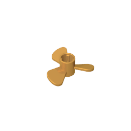 Gobricks,Propeller 3 Blade 3 Diameter with Axle Cross,6041