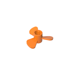 Gobricks,Propeller 3 Blade 3 Diameter with Axle Cross,6041