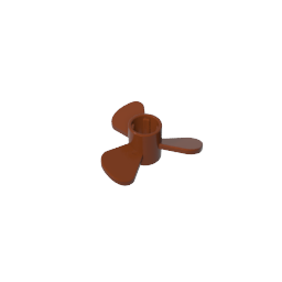 Gobricks,Propeller 3 Blade 3 Diameter with Axle Cross,6041