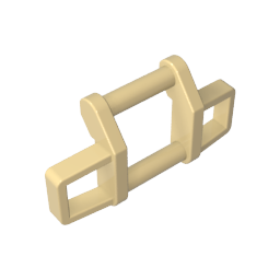 Gobricks,Grille Bar 1 x 4 x 1 2/3 BullBar,35654