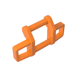 Gobricks,Grille Bar 1 x 4 x 1 2/3 BullBar,35654