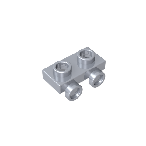 Gobricks,1x2 board with lower bump on one side,gds90192,gds90192-2