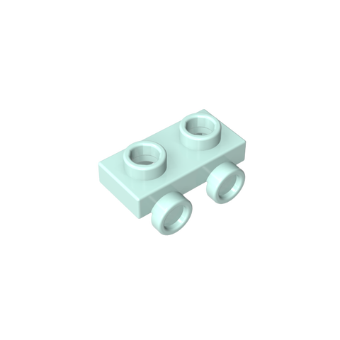 Gobricks,1x2 board with lower bump on one side,gds90192,gds90192-2