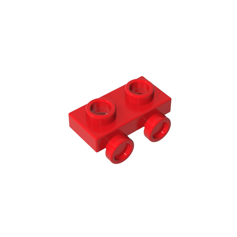 Gobricks,1x2 board with lower bump on one side,gds90192,gds90192-2