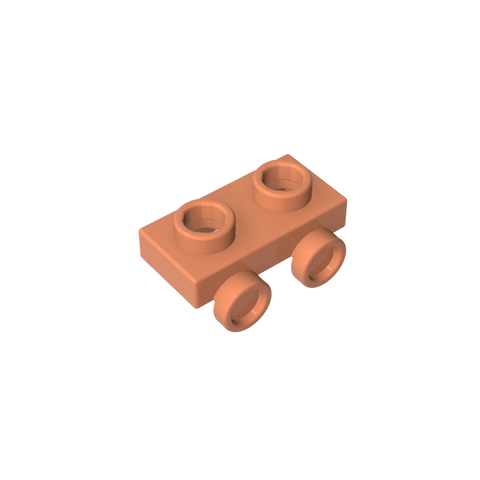 Gobricks,1x2 board with lower bump on one side,gds90192,gds90192-2