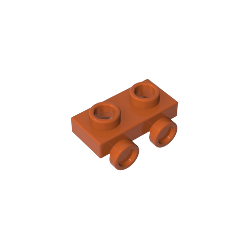 Gobricks,1x2 board with lower bump on one side,gds90192,gds90192-2
