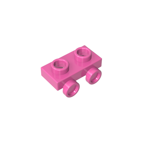 Gobricks,1x2 board with lower bump on one side,gds90192,gds90192-2