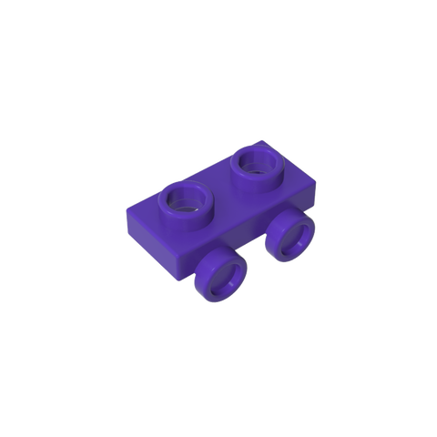 Gobricks,1x2 board with lower bump on one side,gds90192,gds90192-2