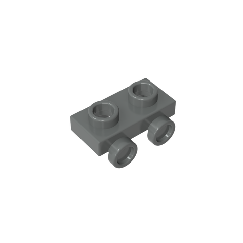 Gobricks,1x2 board with lower bump on one side,gds90192,gds90192-2
