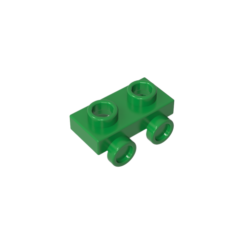 Gobricks,1x2 board with lower bump on one side,gds90192,gds90192-2
