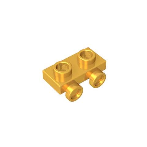 Gobricks,1x2 board with lower bump on one side,gds90192,gds90192-2