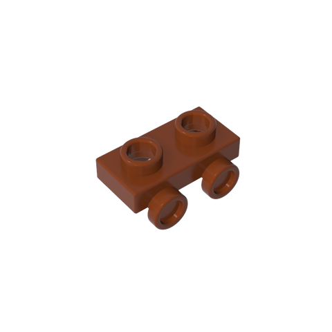 Gobricks,1x2 board with lower bump on one side,gds90192,gds90192-2