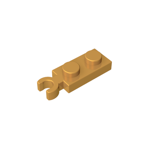 Gobricks,Plate Special 1 x 2 with Clip Vertical on End,78256
