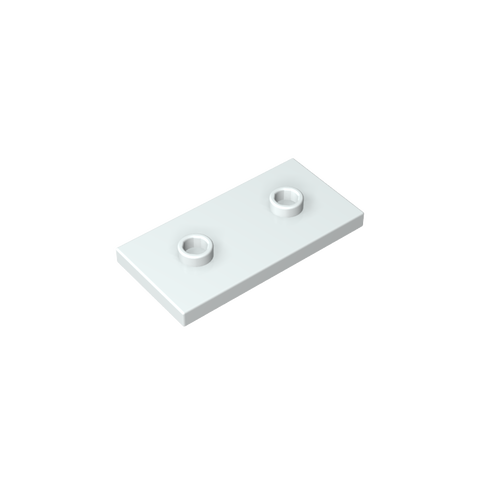 Gobricks,Plate Special 2 x 4 with Groove and Two Center Studs (Jumper),65509