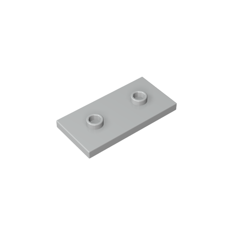 Gobricks,Plate Special 2 x 4 with Groove and Two Center Studs (Jumper),65509